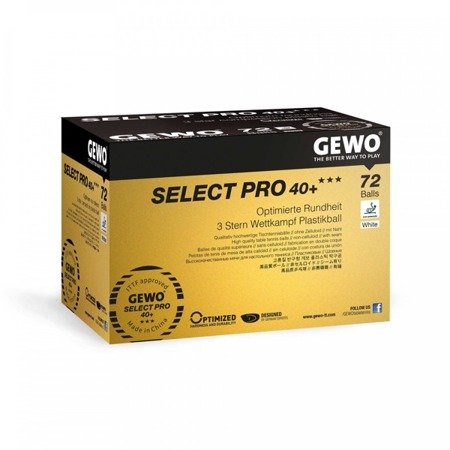Piłki Gewo Select Pro 40+ *** - 72 szt. ABS